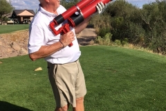 Gerry Duggan take a shot with the Air Cannon