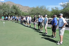 Players line up for Magic Ball contest