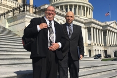 J.J. Troccoli and Bandar Hamada on Capital Hill