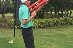 David Rutz, Xylem,Inc., takes a shot