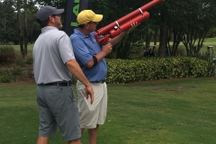 Dee Davis, Headwater Corp., takes a shot