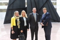 Jill Boudreaux, Susan O'Grady, David Rutz, and Jeff More hit the HIll 2