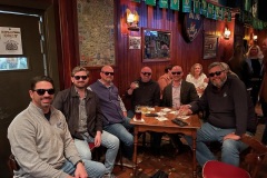 l-to-r-Mike-Pimentel-Mike-Wesdell-Brad-Inman-Fred-Fann-Scott-Burroughs-and-Jason-Garcia-with-their-Guinness-glasses-in-the-Dubliner-Pub