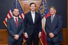 Senator Ossoff hosts a Welcome to Washington Constituent Coffee in Washington, DC on March 25, 2026. (Official U.S. Senate photo by Rosa Pineda)